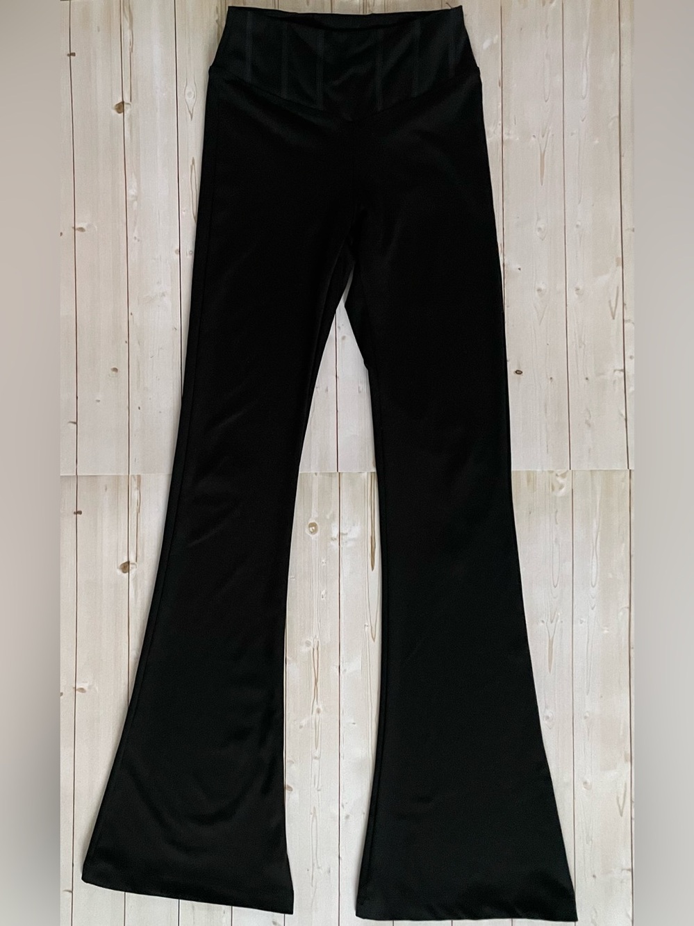 Victoria's Secret Black High-Rise Flare Pants